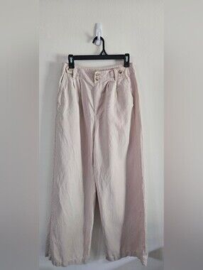 Madewell Women's The Harlow Wide Leg Pants. Linen Blend, Fall, Work, Cozy Casual